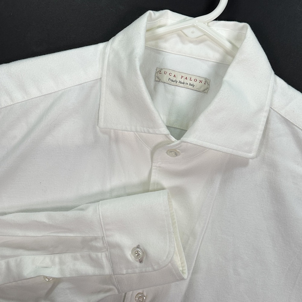 Luca Faloni White Dress Shirt for Men